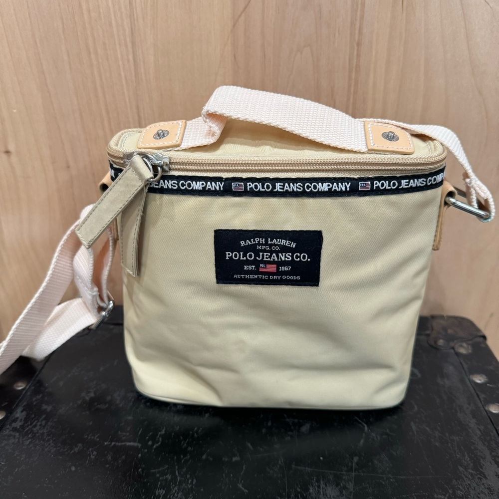 Ralph Lauren Polo Jeans Blue Label Crossbody Bag Small Shoulder bag Y2k Vintage - Picture 14 of 15